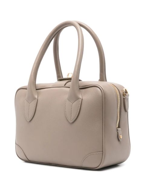 Golden Goose logo-print leather tote bag - Neutrals - zdjęcie produktu nr 2