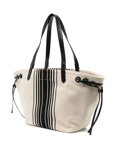 TOM FORD striped jacquard tote bag - Neutrals