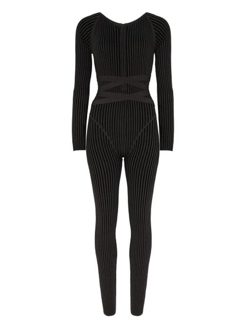 Manière De Voir knitted tie jumpsuit - Grey - zdjęcie produktu nr 1