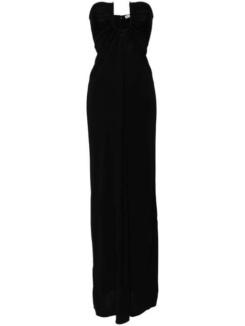 Christopher Esber arced palm strapless dress - Black - zdjęcie produktu nr 1
