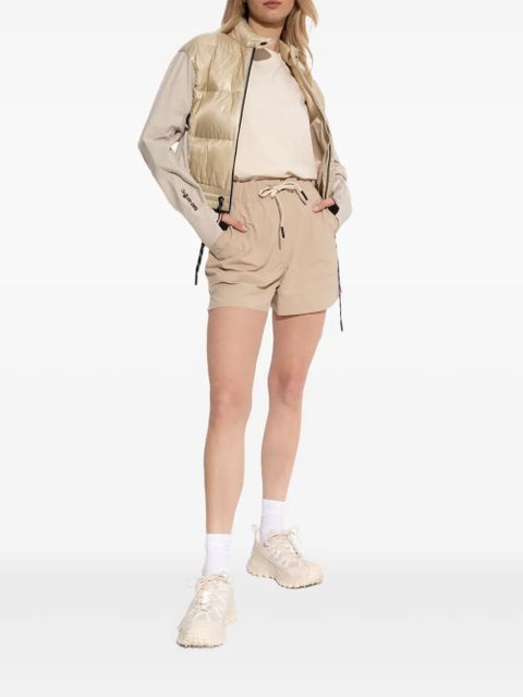 Moncler Grenoble logo-embroidered shorts - Neutrals
