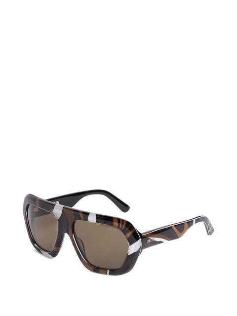 PUCCI Marmo geometric sunglasses - Brown - zdjęcie produktu nr 2