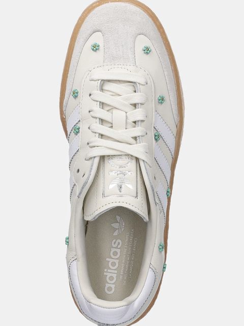 adidas Originals sneakersy skórzane Sambae W damskie kolor beżowy JS3953