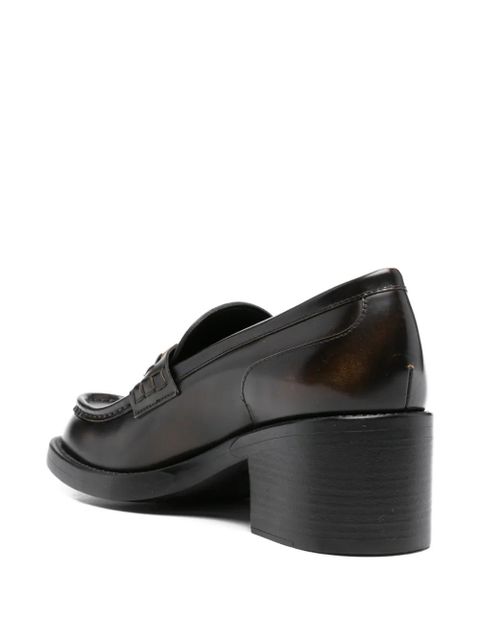 Chloé horseshoe-buckle loafers - Brown
