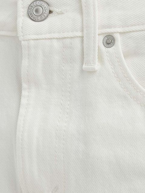 Levi's spódnica jeansowa kolor biały maxi prosta