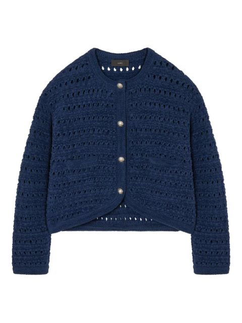 Alanui The Breath of The Lagoon buttoned jacket - Blue - zdjęcie produktu nr 1