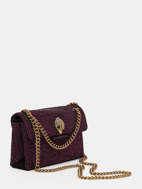 Kurt Geiger London torebka MINI KENSINGTON kolor różowy 5018158609