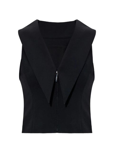 Cult Gaia Imania V-neck vest - Black - zdjęcie produktu nr 1