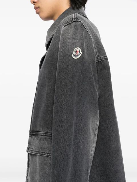 Moncler denim shirt - Grey