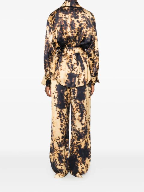 Victoria Beckham printed jacket - Brown