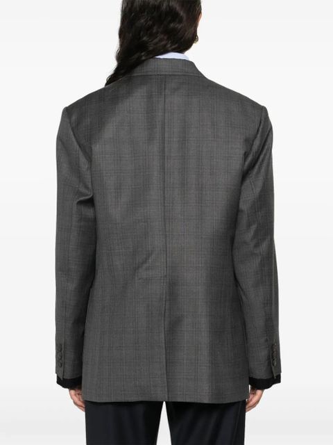 Miu Miu Prince of Wales check blazer - Grey