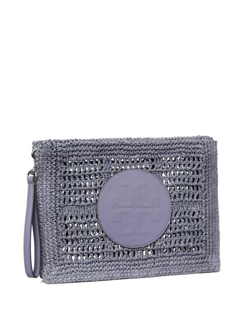 Tory Burch Ella hand-crocheted pouch - Grey - zdjęcie produktu nr 2