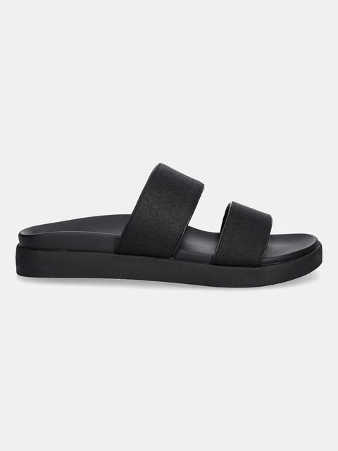 Calvin Klein klapki FLAT SLIDE - JACQ - zdjęcie produktu nr 1
