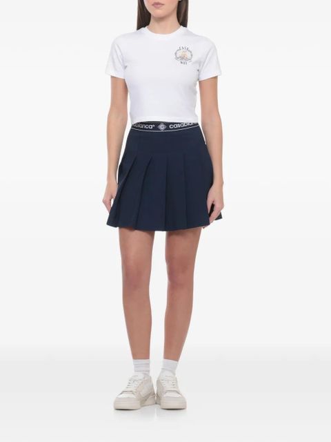 Casablanca crew-neck T-shirt - White - zdjęcie produktu nr 2