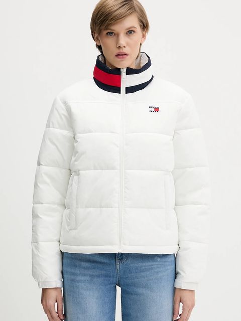 Tommy Jeans kurtka kolor biały zimowa DW0DW21621 - zdjęcie produktu nr 1