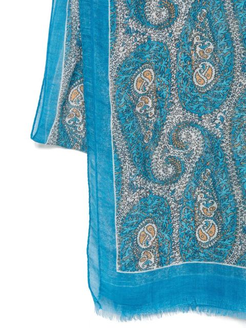 ETRO paisley scarf - Blue