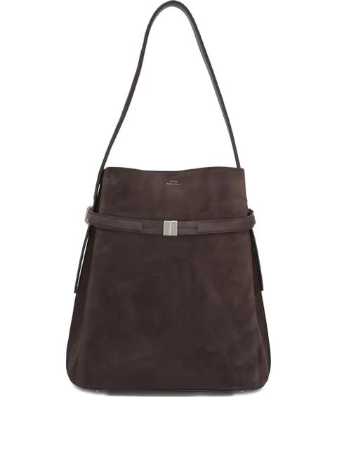 TOTEME suede-leather shoulder bag - Brown - zdjęcie produktu nr 1
