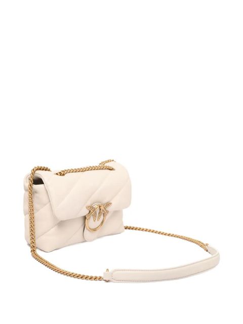 PINKO leather crossbody bag - White