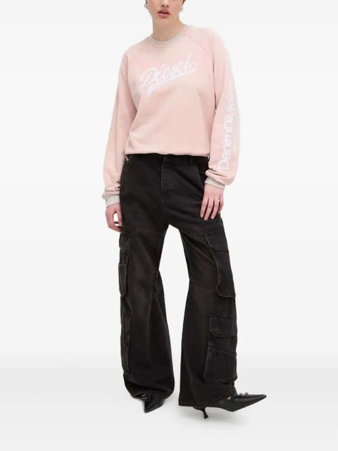 Diesel logo crew-neck sweatshirt - Pink