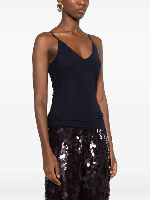 Jil Sander V-neck spaghetti-strap top - Black - zdjęcie produktu nr 2