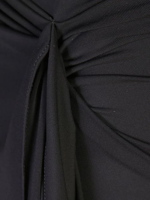 The Attico asymmetric skirt - Black