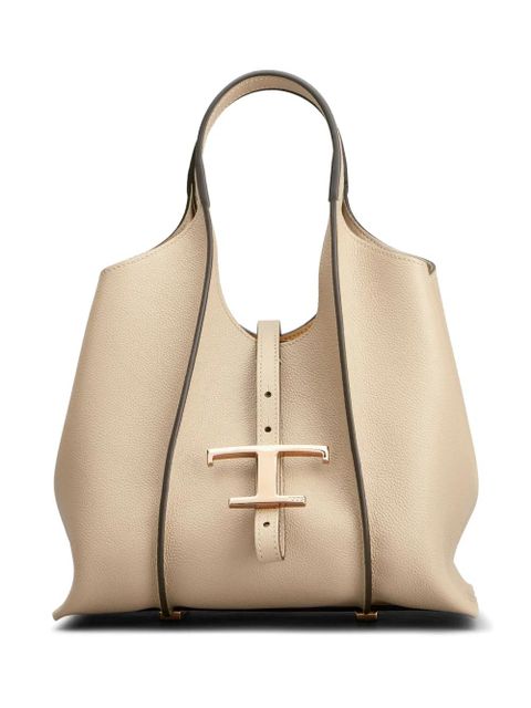 Tod's Timeless logo-plaque tote bag - Neutrals - zdjęcie produktu nr 1
