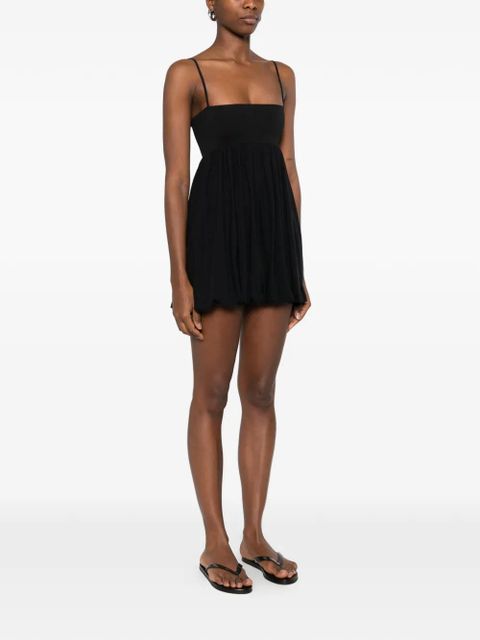 Gimaguas Selina square-neck mini dress - Black