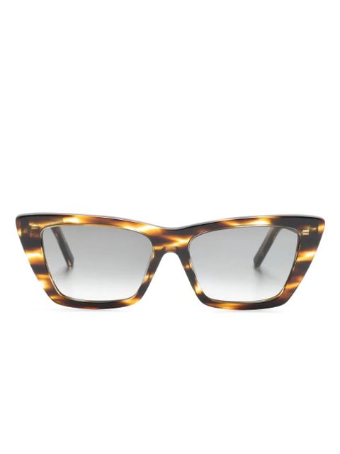 Saint Laurent Eyewear Mica cat-eye sunglasses - Brown - zdjęcie produktu nr 1