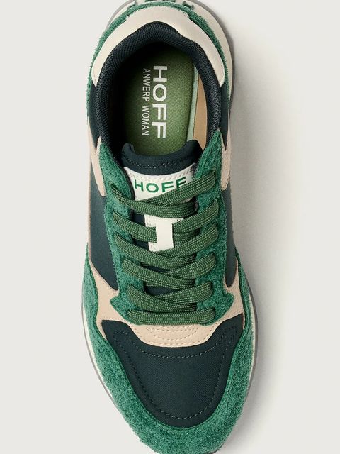 Hoff sneakersy CITY ANWERP WOMAN damskie kolor zielony 22502028