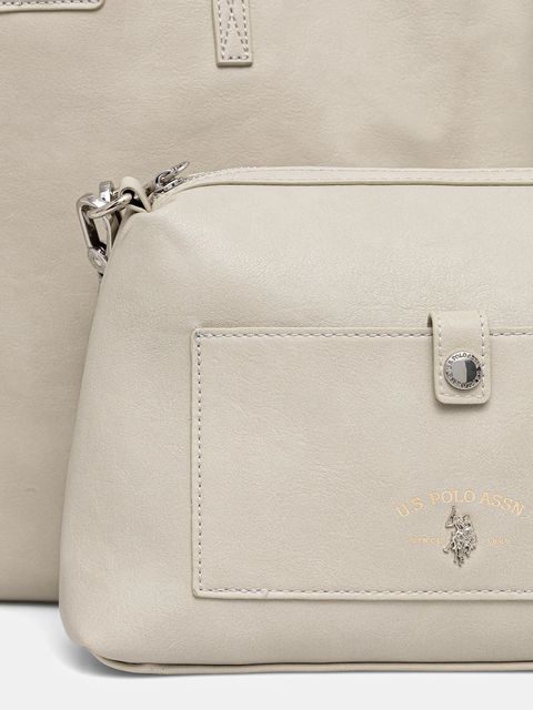 U.S. Polo Assn. torebka dwustronna Axtell Reversible kolor szary BIU4A8905WVP