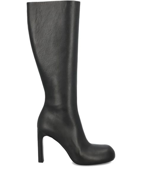 Balenciaga 80mm square-toe logo-plaque boots - Black - zdjęcie produktu nr 1