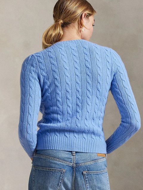 Polo Ralph Lauren sweter damski kolor niebieski lekki 211971865 - zdjęcie produktu nr 2