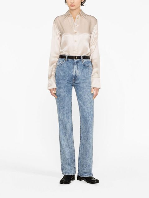 KHAITE The Danielle acid-wash jeans - Blue - zdjęcie produktu nr 2