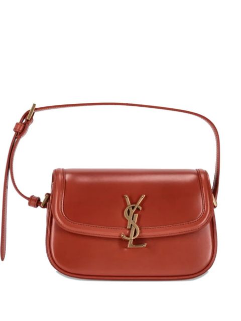 Saint Laurent mini Solferino leather shoulder bag - Brown - zdjęcie produktu nr 1