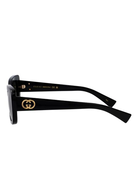 Gucci Eyewear low-nose bridge sunglasses - Black - zdjęcie produktu nr 2