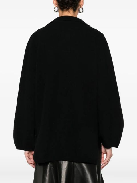 SOLOTRE polo-collar sweater - Black