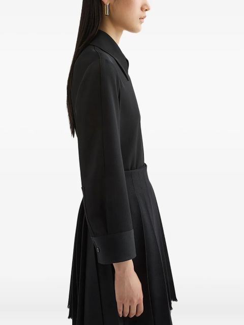 Jil Sander wool blouse - Black