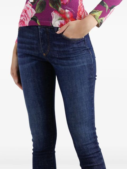 Dolce & Gabbana logo-plaque jeans - Blue