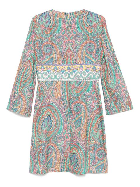 ETRO paisley-print midi dress - Green - zdjęcie produktu nr 2