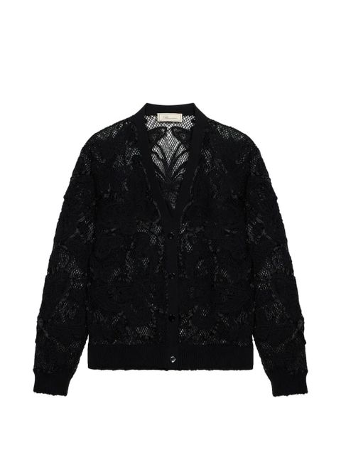 Blumarine V-neck cardigan - Black - zdjęcie produktu nr 1