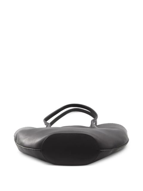 The Row Alger leather tote bag - Black