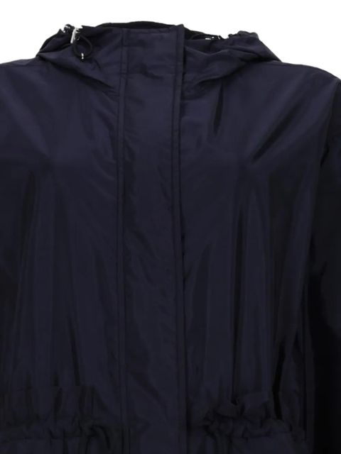 Moncler hooded drawstring-waist coat - Blue - zdjęcie produktu nr 2