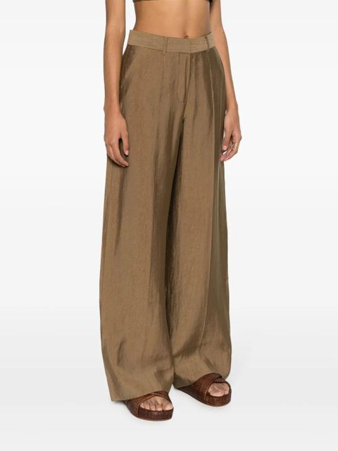 Cult Gaia Janine wide-leg trousers - Brown