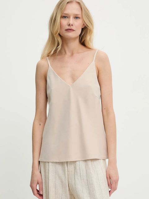 Answear.LAB top damska kolor beżowy gładka - zdjęcie produktu nr 1