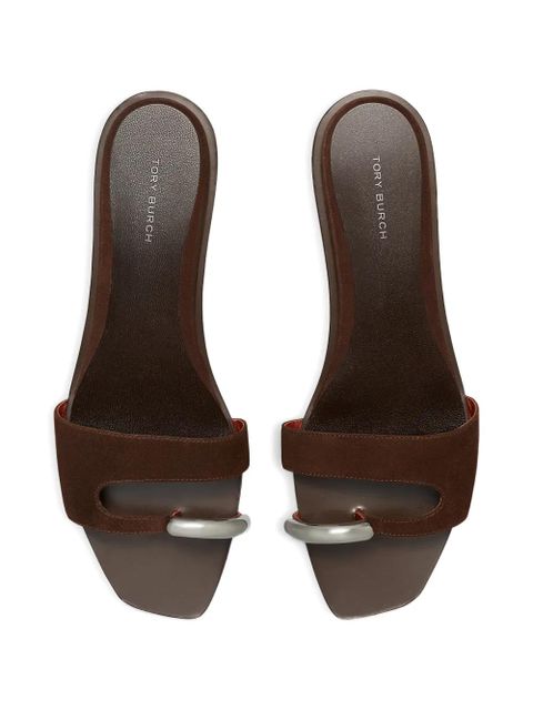 Tory Burch pierced slide - Brown