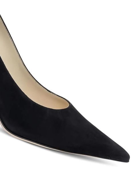 Jimmy Choo 60mm Love suede pointed-toe pumps - Black - zdjęcie produktu nr 2