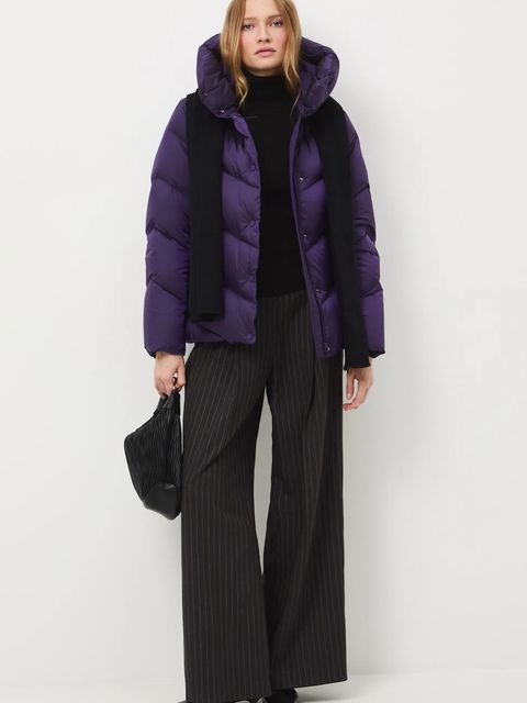 Medicine kurtka puchowa kolor fioletowy - zdjęcie produktu nr 1