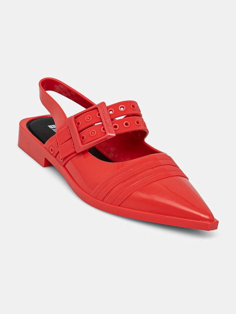 Melissa baleriny LYLIKE kolor czerwony z odkrytą piętą M 35973 - zdjęcie produktu nr 1