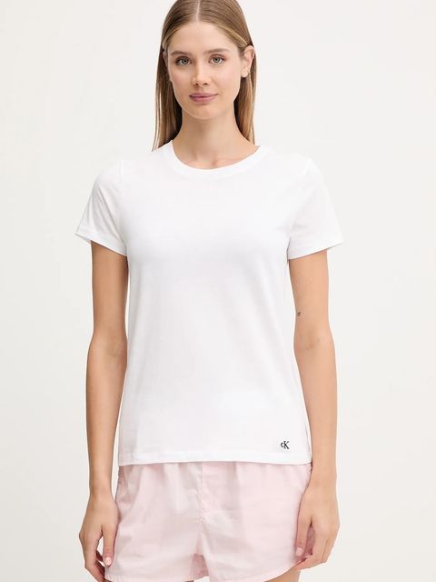 Calvin Klein Underwear t-shirt bawełniany 3-pack damski kolor biały LV00QS7485 - zdjęcie produktu nr 1