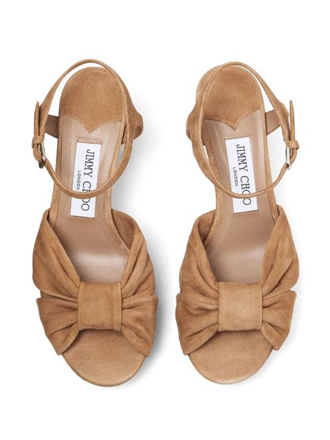 Jimmy Choo 80mm Heloise sandals - Brown